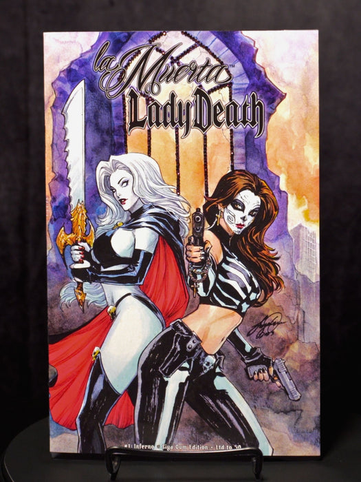 La Muerta / Lady Death: Inferno #1 - Siya Oum Edition (Mega Jeweled Copy!)