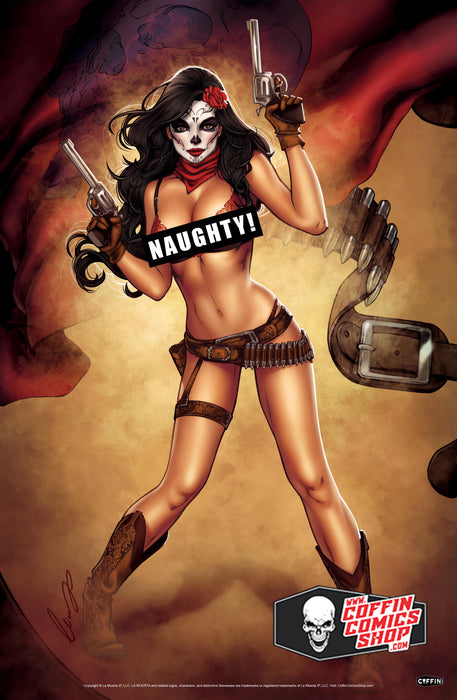 La Muerta: Naughty Pistola 11x17" Print