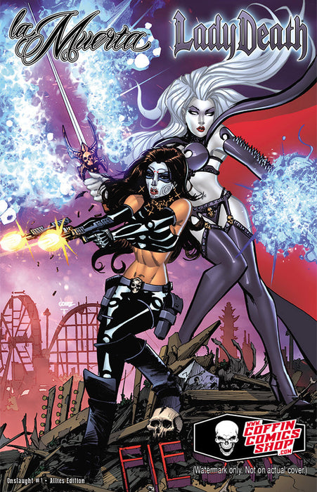 La Muerta: Onslaught - Allies Edition - Pulido / Gomez Signed w/Gomez Remarque (Catacomb 7/30)
