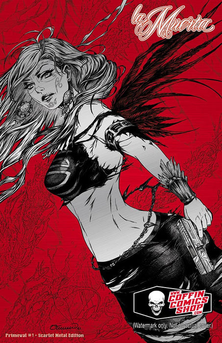 La Muerta: Primeval - Scarlet Metal Edition (Artist Proof #5) - Catacomb 4/18
