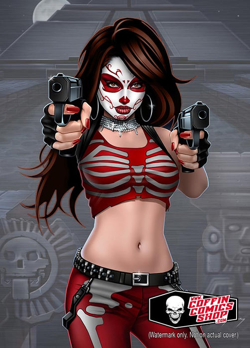 La Muerta: Scarlet Vigilante Metallicard