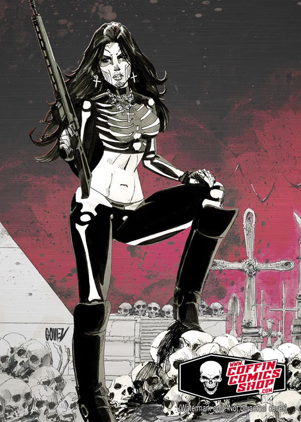 La Muerta: Skullz Metallicard — CoffinComicsShop.com