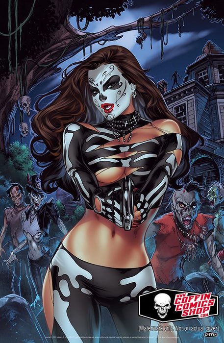 La Muerta: Zombies Battle Damaged 11x17" Print