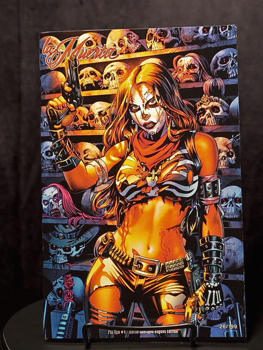 La Muerta: Pin Ups #1 - Battle Damaged Rogues Edition (Mega Jeweled Copy!)