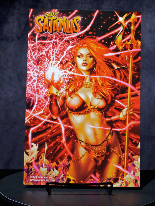 Lady Satanus: Looks That Kill - Spellwinder Edition - Mega Jeweled Copy!