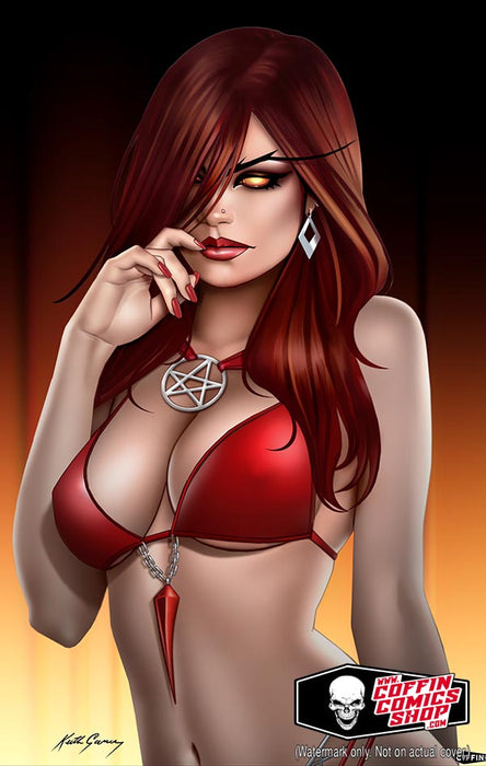 Lady Satanus: Keith Garvey Artist Celebration 2024 11x17" Print (BP Edition Print!) - Catacomb 12/18