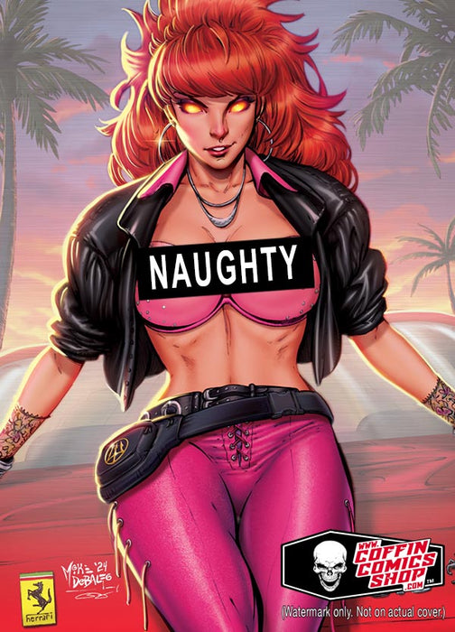 Lady Satanus: Naughty Chillin' Metallicard