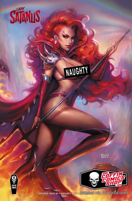 Lady Satanus: Sinister Urge - Naughty Holo-Foil Edition (Mockup) - Catacomb 7/30