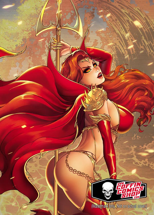 Lady Satanus: Spell Maker Metallicard (BP Edition!) - Catacomb 6/25