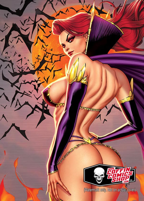 Lady Satanus: Violet Blood Moon Metallicard