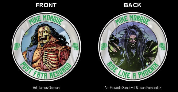 Mike Morgue: Evilution Challenge Coin