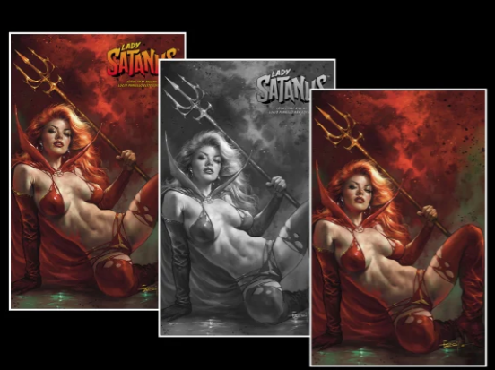 Lady Satanus: Looks That Kill #1 - Lucio Parrillo Legend Set (BP Edition Set!) - Catacomb 1/22