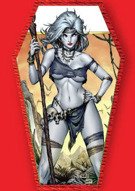 Lady Death: Savage Land 5" Coffin-Shaped Patch