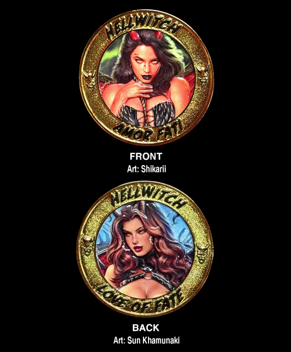 Hellwitch: Hexecutioner - Challenge Coin - Gold