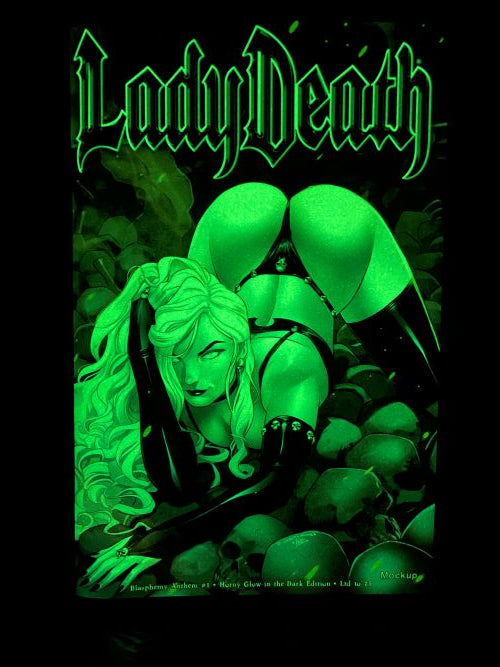 Lady Death: Blasphemy Anthem #1 - Horny Glow in the Dark Edition