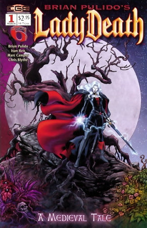 Lady Death: A Medieval Tale #1 - Signed with COA (Warehouse Finds 9/25)