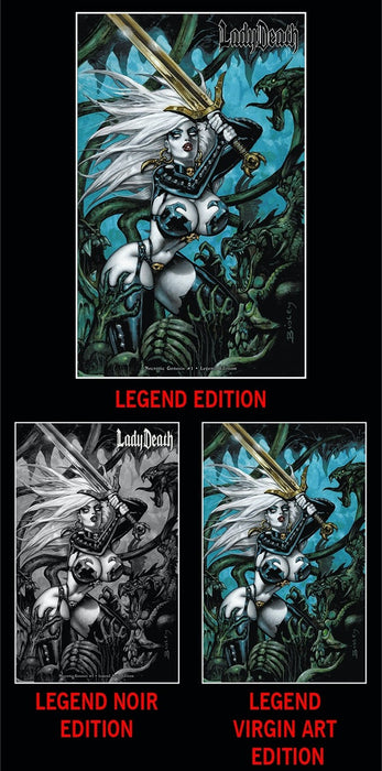 Lady Death: Necrotic Genesis #1 - Legend 3-Book Set (Catacomb 10/31)