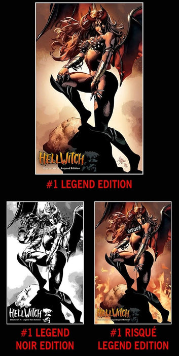 Hellwitch: Bitchcraft #1 - Legend 3-book Set (LOW #5) - Catacomb 3/19