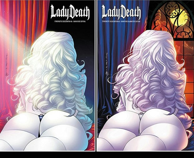 Lady Death: Cybernetic Desecration #1 - Sunnyside 2-book Set (LOW #6) - After Holidaze Vault - Saturday