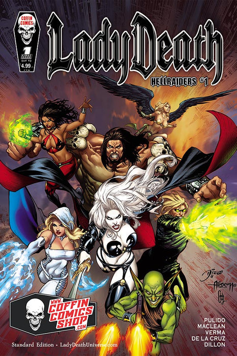 Lady Death: Hellraiders #1 - Comic Shop Standard Edition