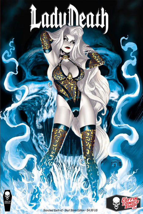 Lady Death: Scorched Earth #2 (of 2) - Comic Shop Skull Storm Edition