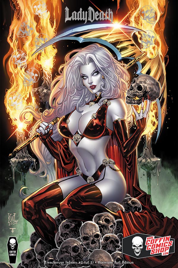 Lady Death: Treacherous Infamy #2 (of 2) - Comic Shop Premium Foil