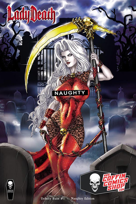 Lady Death: Unholy Ruin #1 (of 2) - Comic Shop Naughty Edition