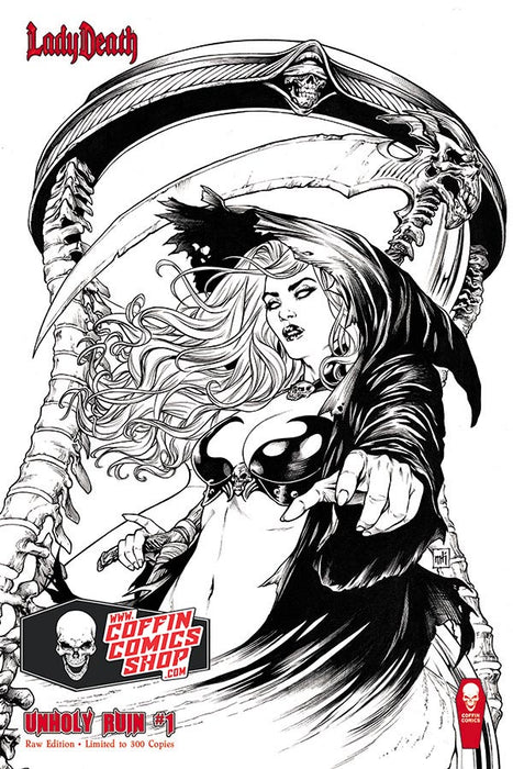 Lady Death: Unholy Ruin #1 (of 2) - Comic Shop Raw Edition