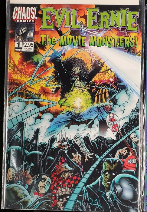 Evil Ernie vs The Movie Monsters! #1 - Pulido Signed (Tomb Treasures 1/7)