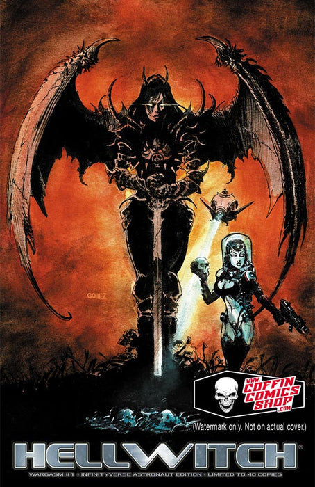 Hellwitch vs. Lady Death: Wargasm #1 - Infinityverse Astronaut Edition (Publisher File Copy) - Catacomb 12/11