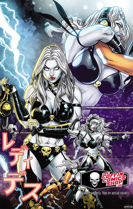 Hellwitch vs. Lady Death: Wargasm - Summer Slammer Lady Death 11x17" Print