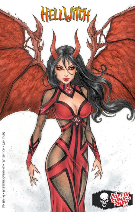 Hellwitch: Pin Ups #1 - McTeigue Commission "B" Edition (Mockup) - Catacomb 9/3
