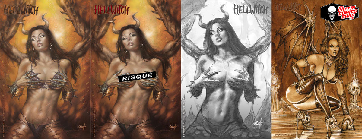 Hellwitch: The Forsaken #1 - Legend 4-Book Set (BP Edition Set!) - Catacomb 9/3