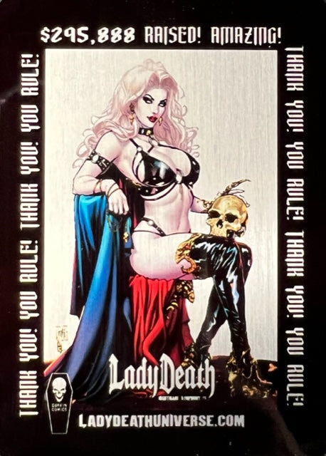 Lady Death: Nightmare Symphony 295k Campaign Metallicard