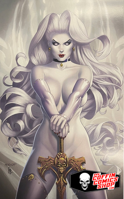 Lady Death: Swordplay Ivory 11x17" Print