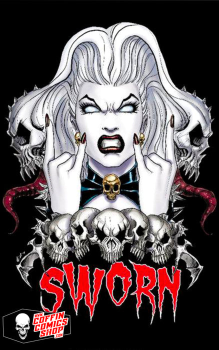 Lady Death: Coffin Fest Harrigan 11x17" Print