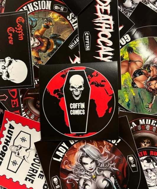 Coffin Comics Thirteen Sticker Mystery Bundle