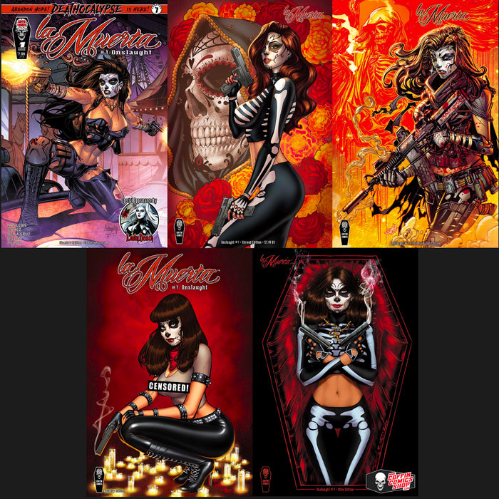 La Muerta: Onslaught - Comic Shop Market Set
