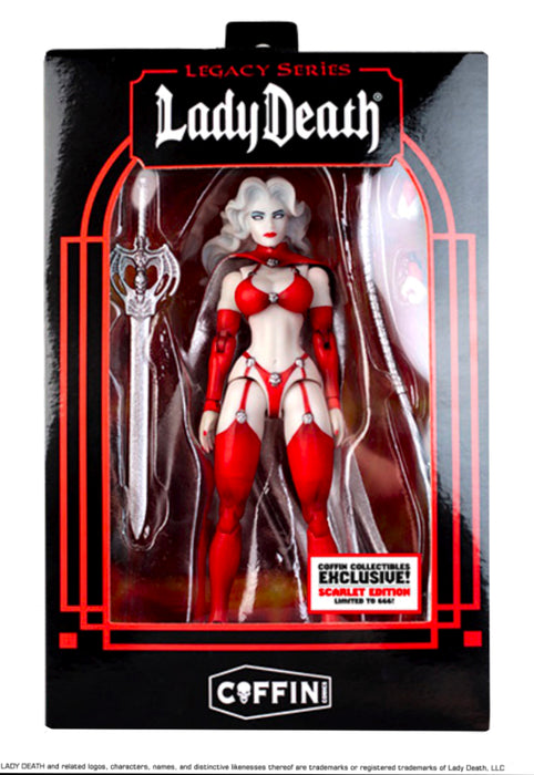 Lady Death: Legacy 6" Premium Action Figure - Scarlet
