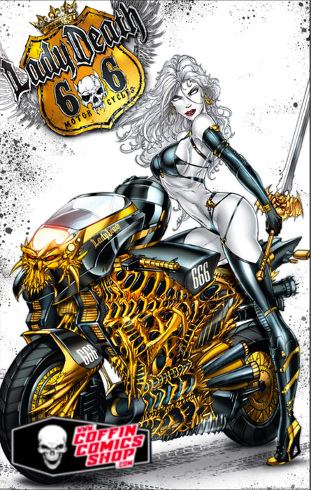 Lady Death: Moto-Death 11x17" Print