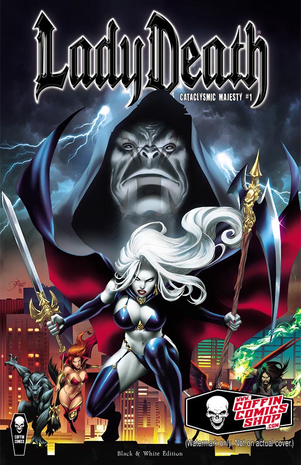 Lady Death: Cataclysmic Majesty #1 - Black & White Edition
