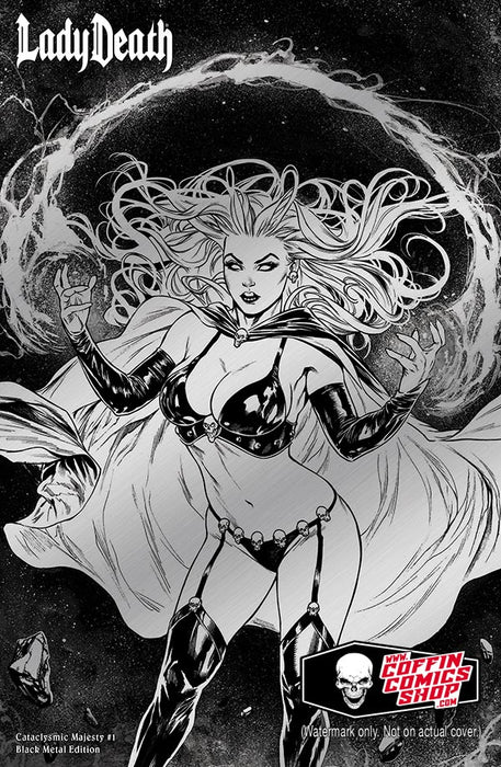 Lady Death: Cataclysmic Majesty - Black Metal Edition (Mockup) - Catacomb 10/15