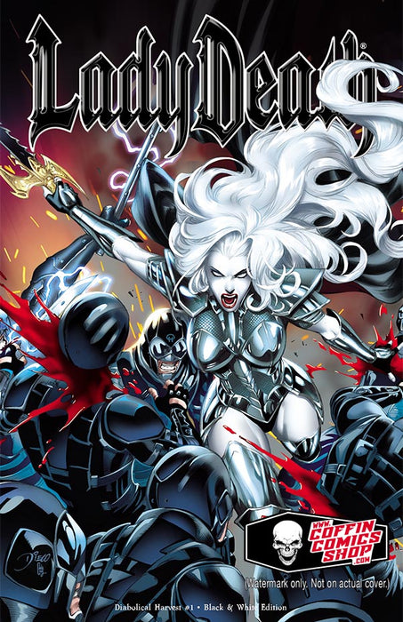 Lady Death: Diabolical Harvest #1 - Black & White Edition