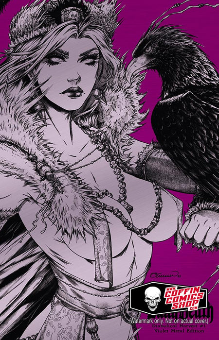 Lady Death: Diabolical Harvest - Violet Metal Edition (BP Edition!) - Tomb Treasures 12/31