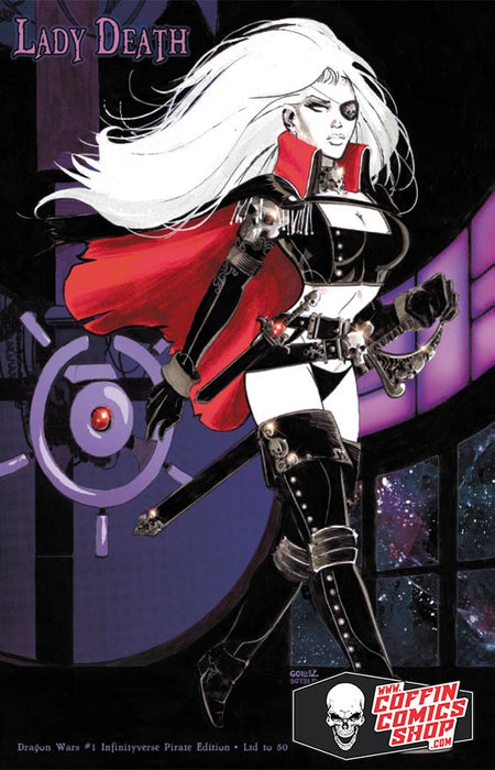 Lady Death: Dragon Wars #1 - Infinityverse Pirate Edition (Publisher File Copy) - Catacomb 12/11