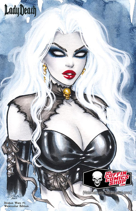 Lady Death: Dragon Wars #1 - Watercolor Edition (Mockup) - Catacomb 6/25