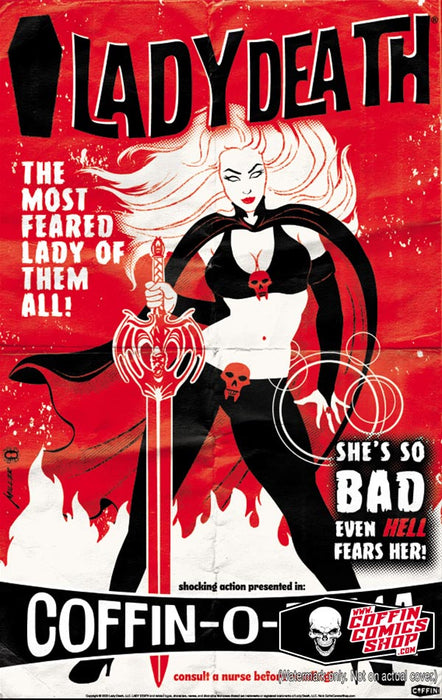 Lady Death: Death-o-Rama 11x17" Print