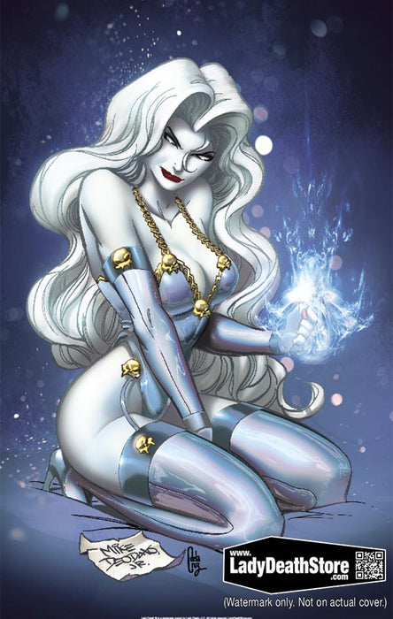 Lady Death: Deodato Jr. Azure 11x17" Print