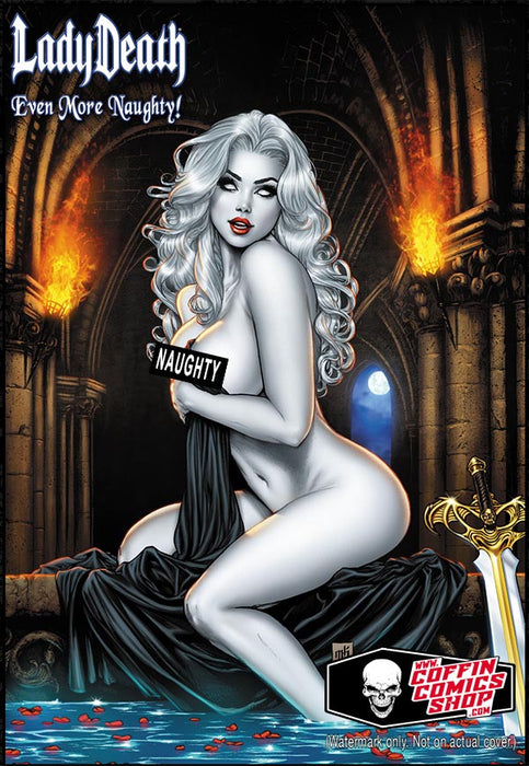 Lady Death: Even More Naughty! Hardcover Art Book