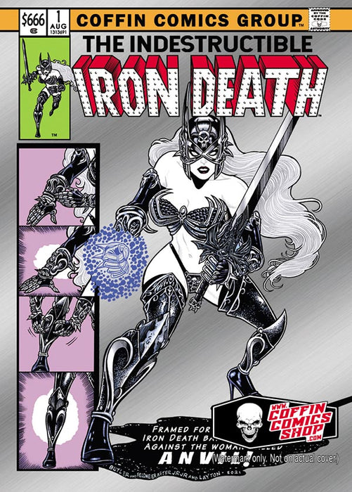 Lady Death: Indestructible Iron Death Metallicard